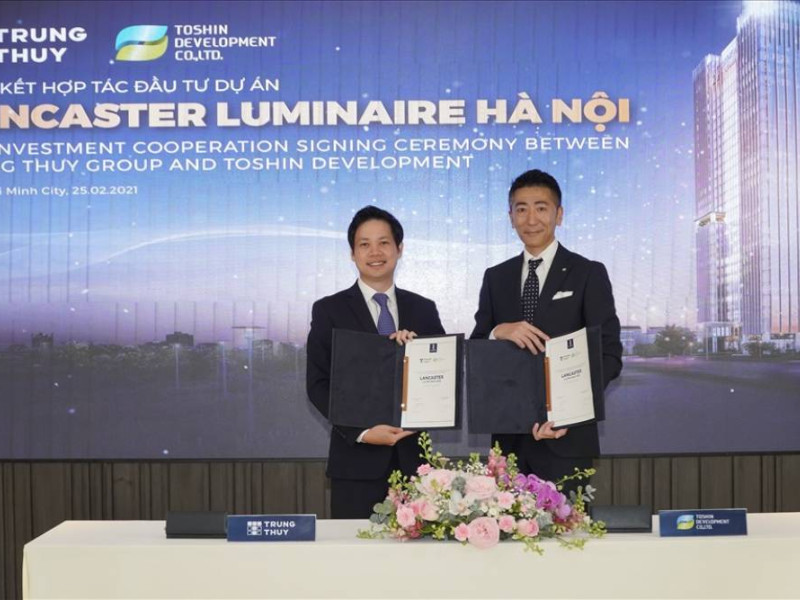 Tập đoàn Trung Thủy hợp tác Takashimaya đầu tư Dự án Lancaster Luminaire